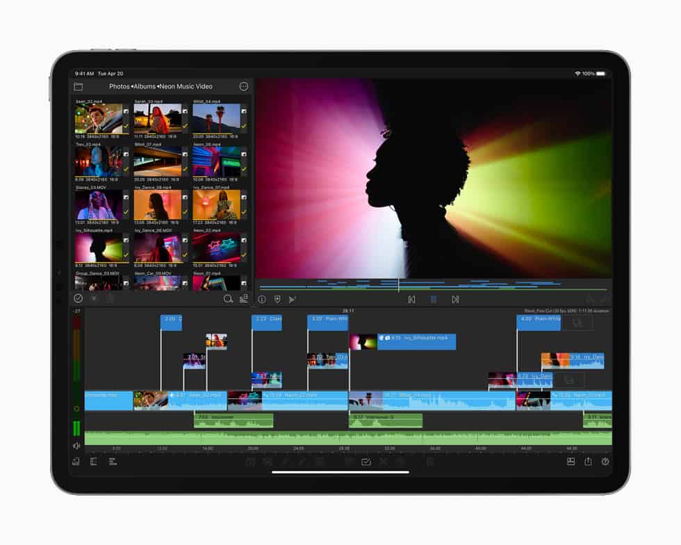 apple ipad pro 2021 VIDEO PROCESSING