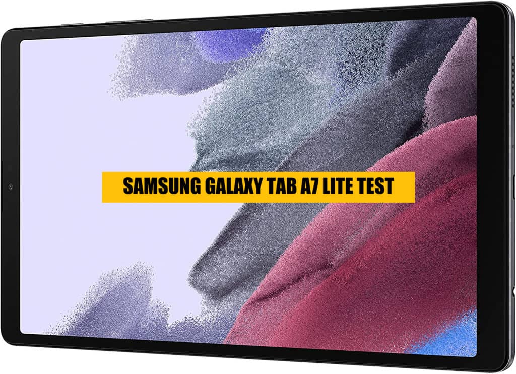 Samsung galaxy tab a7 lite test
