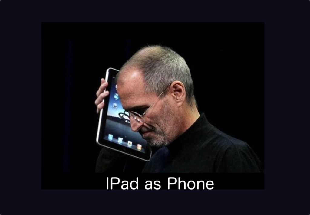 iPad as Phone