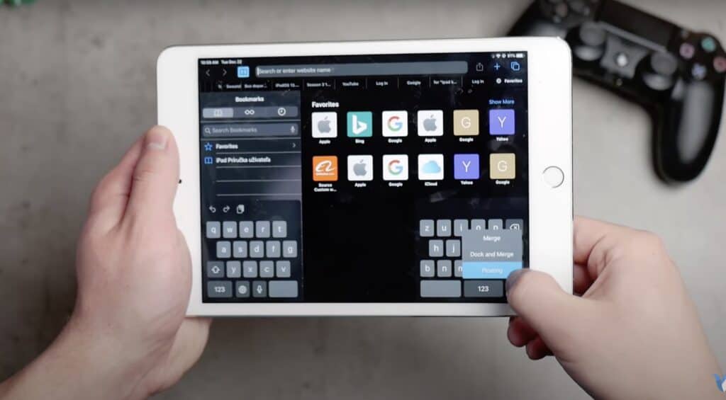 Apple iPad Keyboard Enable Floating