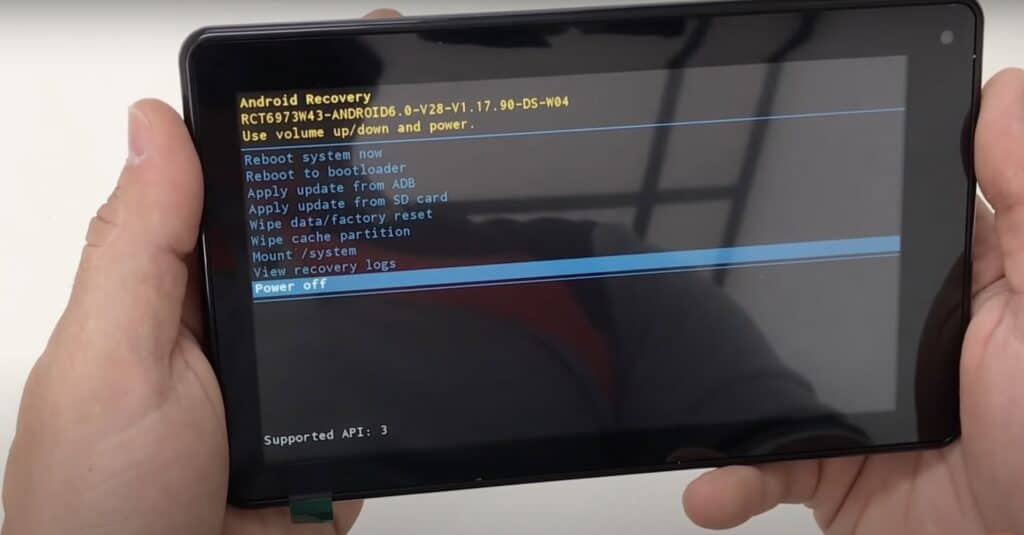 RCA Tablet Android Recovery Mode