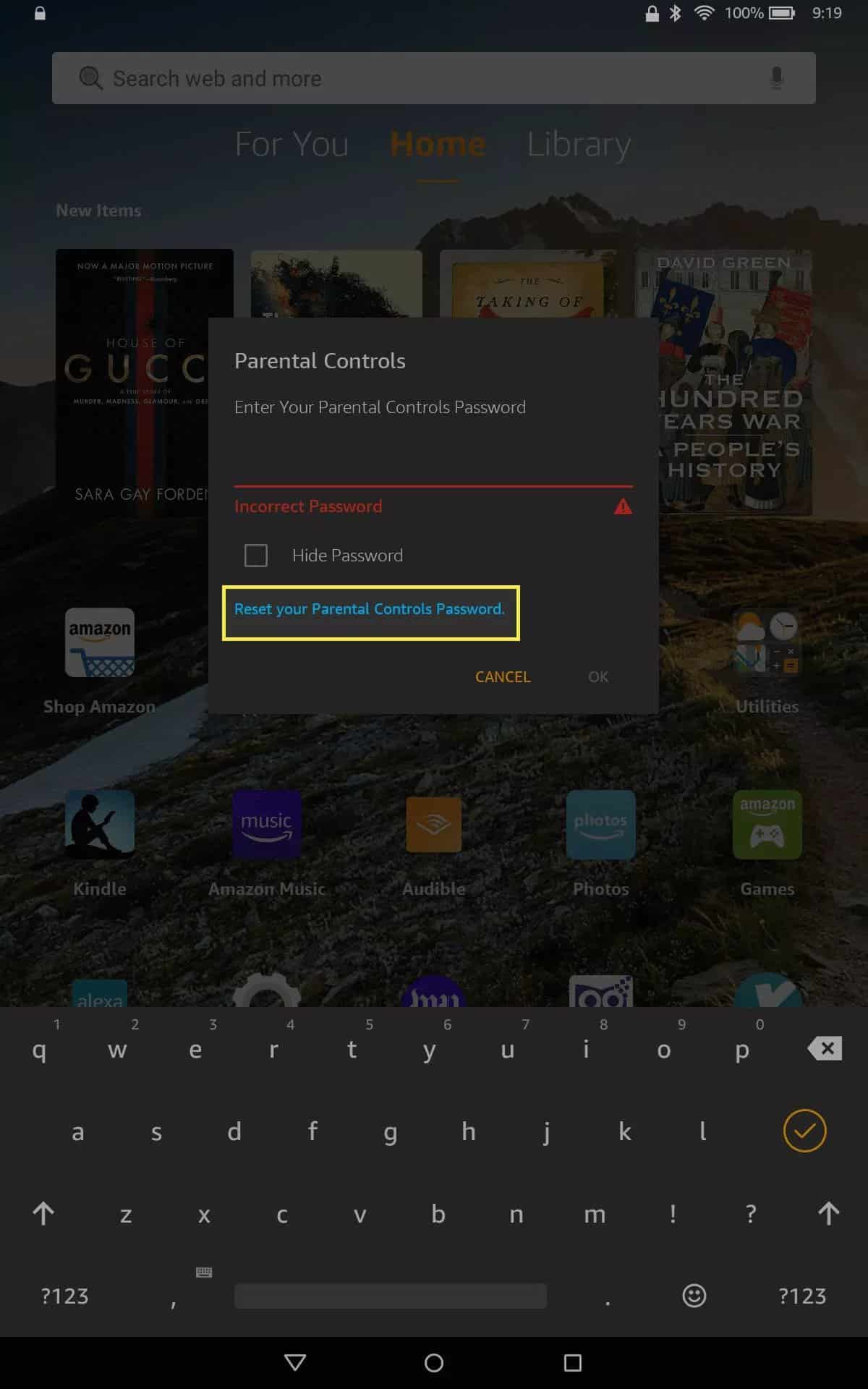 Parental Control Password Kindle Fire How to reset! WorldofTablet