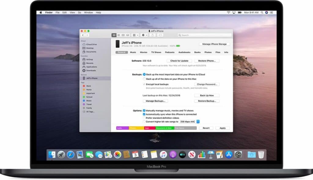 Apple iPad Back up via Mac