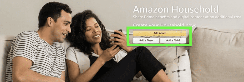 Amazon Fire Tablet Add Profile on Amazon Household