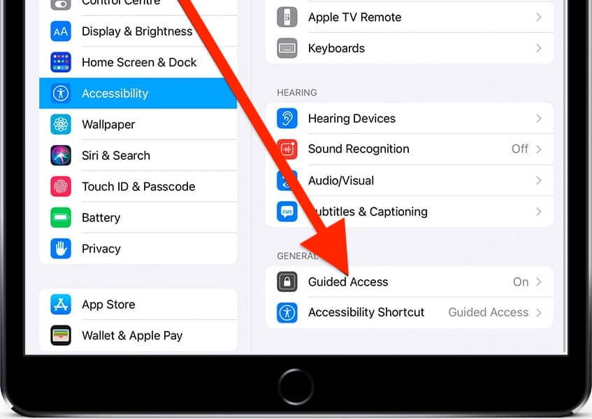 Apple iPad Guided Access Mode