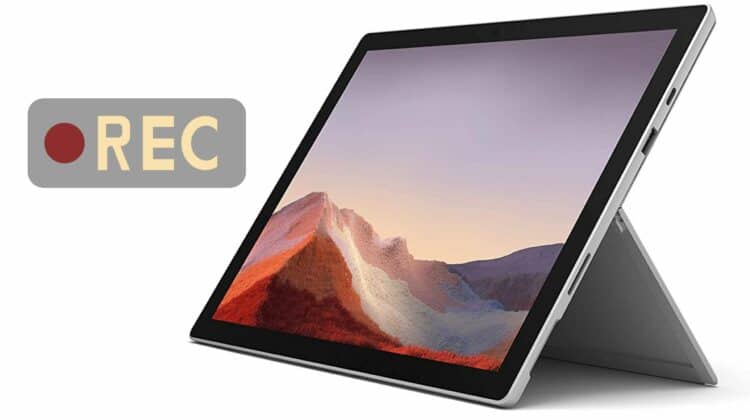 how to screen record on surface pro