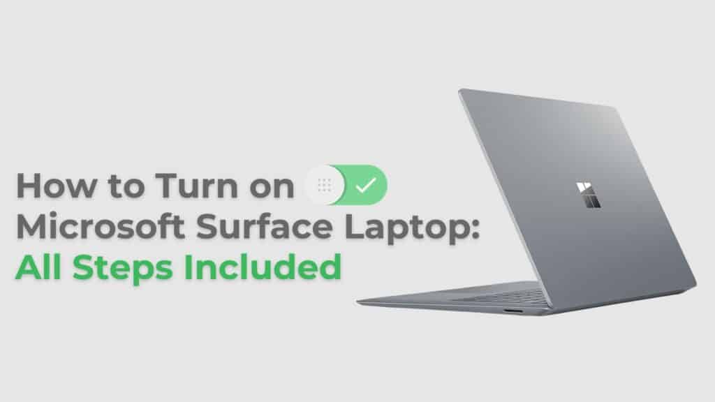 how to turn on surface pro