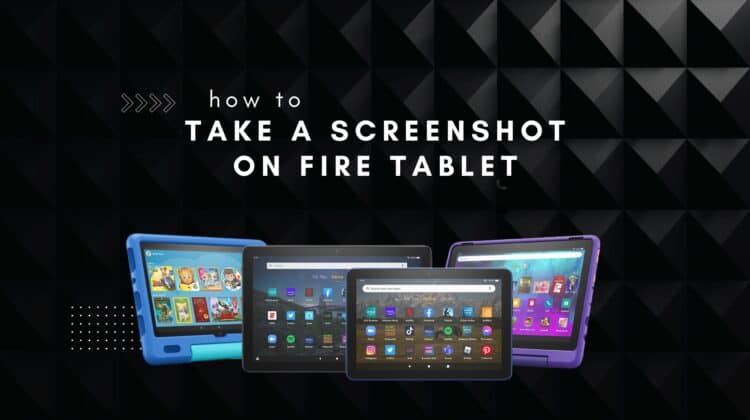 screenshot on fire tablet