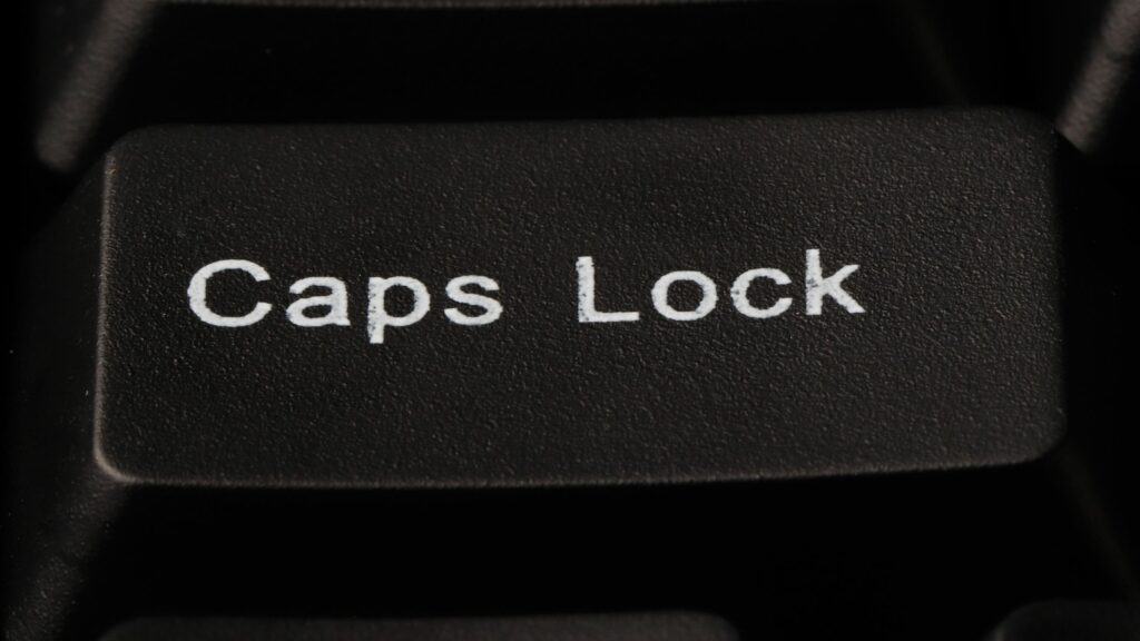 Caps Lock key