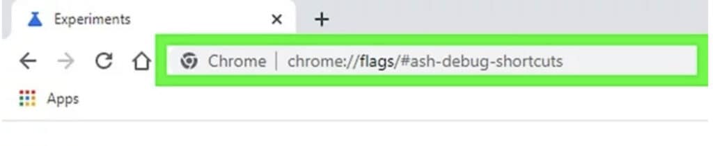 Chrome Flags Debug Keyboard Shortcuts