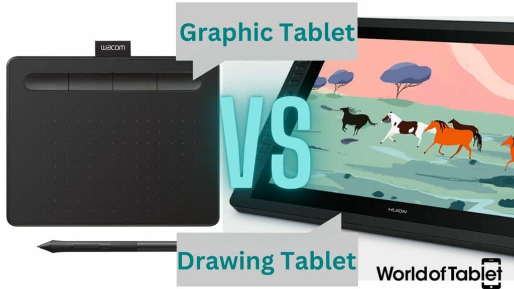 graphic tablet vs drawing tablet