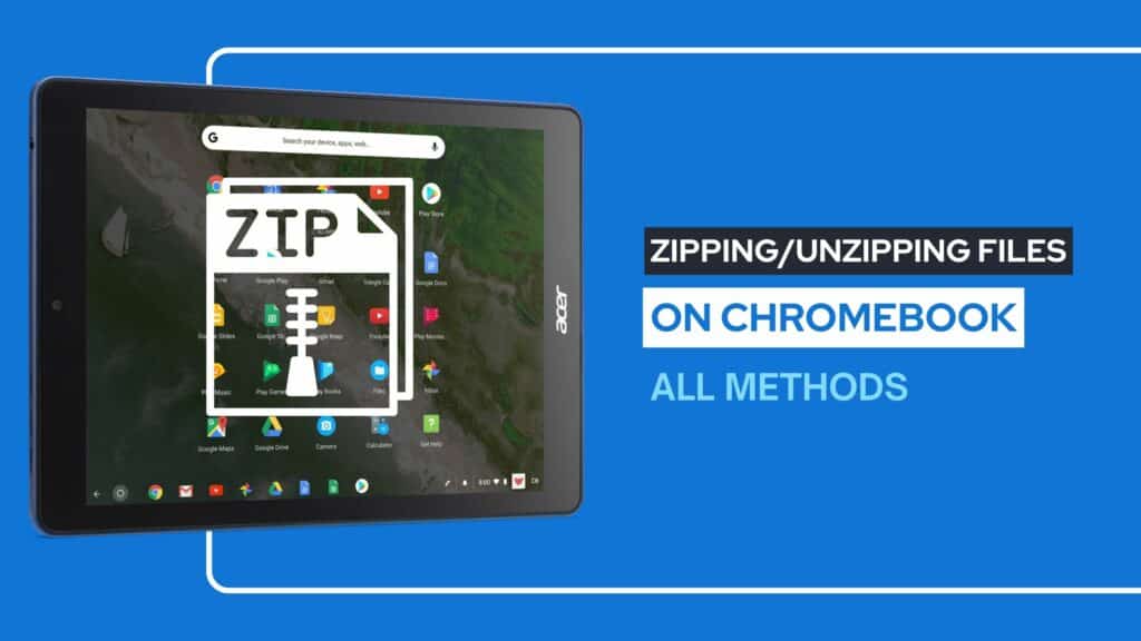 how to unzip files on chromebook