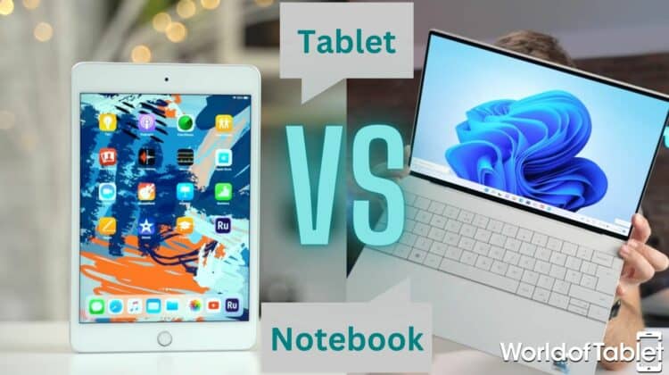 tablet vs notebook