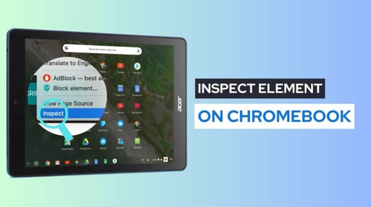 how to inspect on chromebook