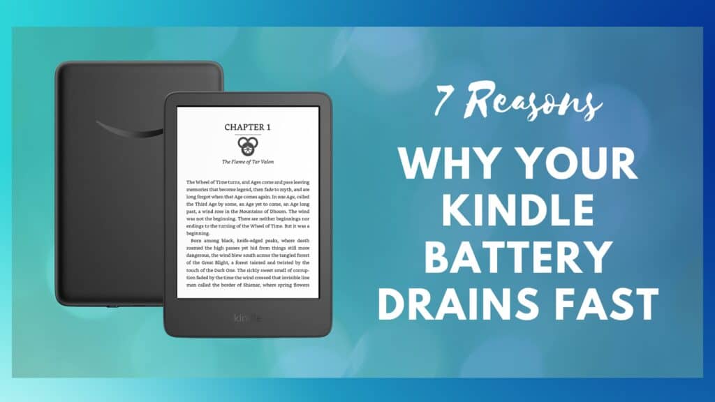 kindle battery draining fast
